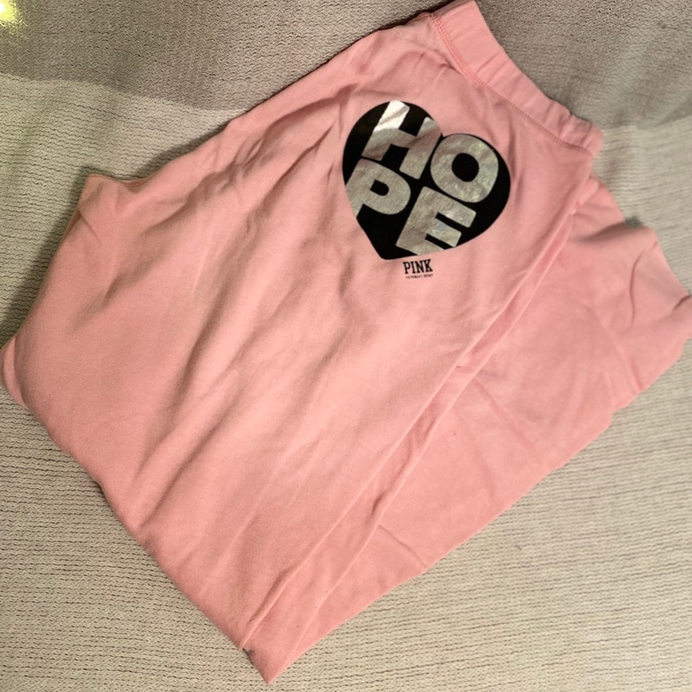 PINK HOPE heart sweatpants with POCKETS